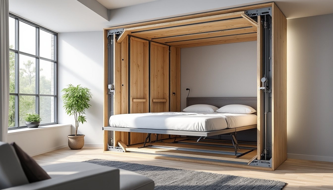 Cloison légère et lit escamotable : les renforts nécessaires