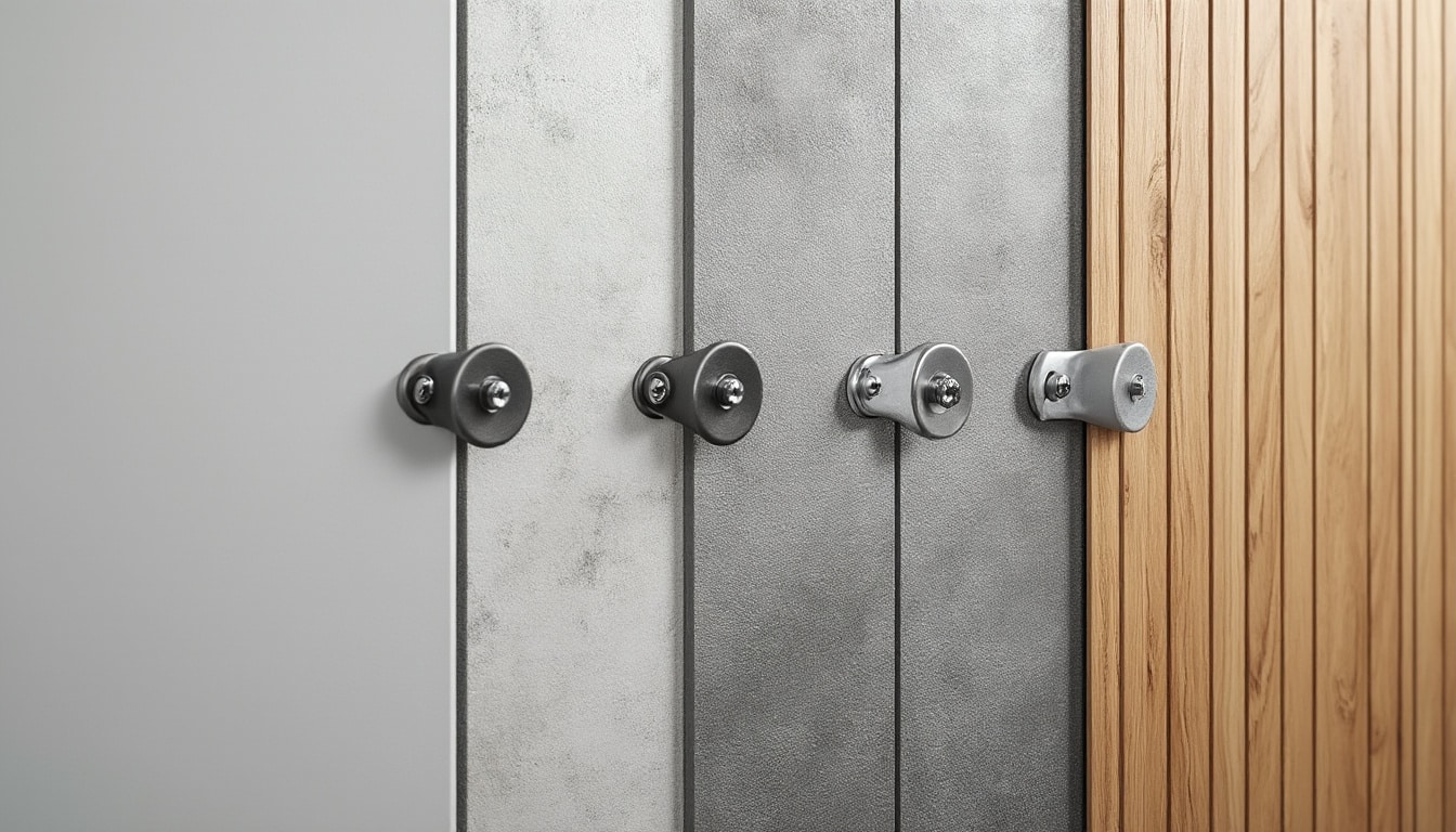 Fixation murale : la question du support