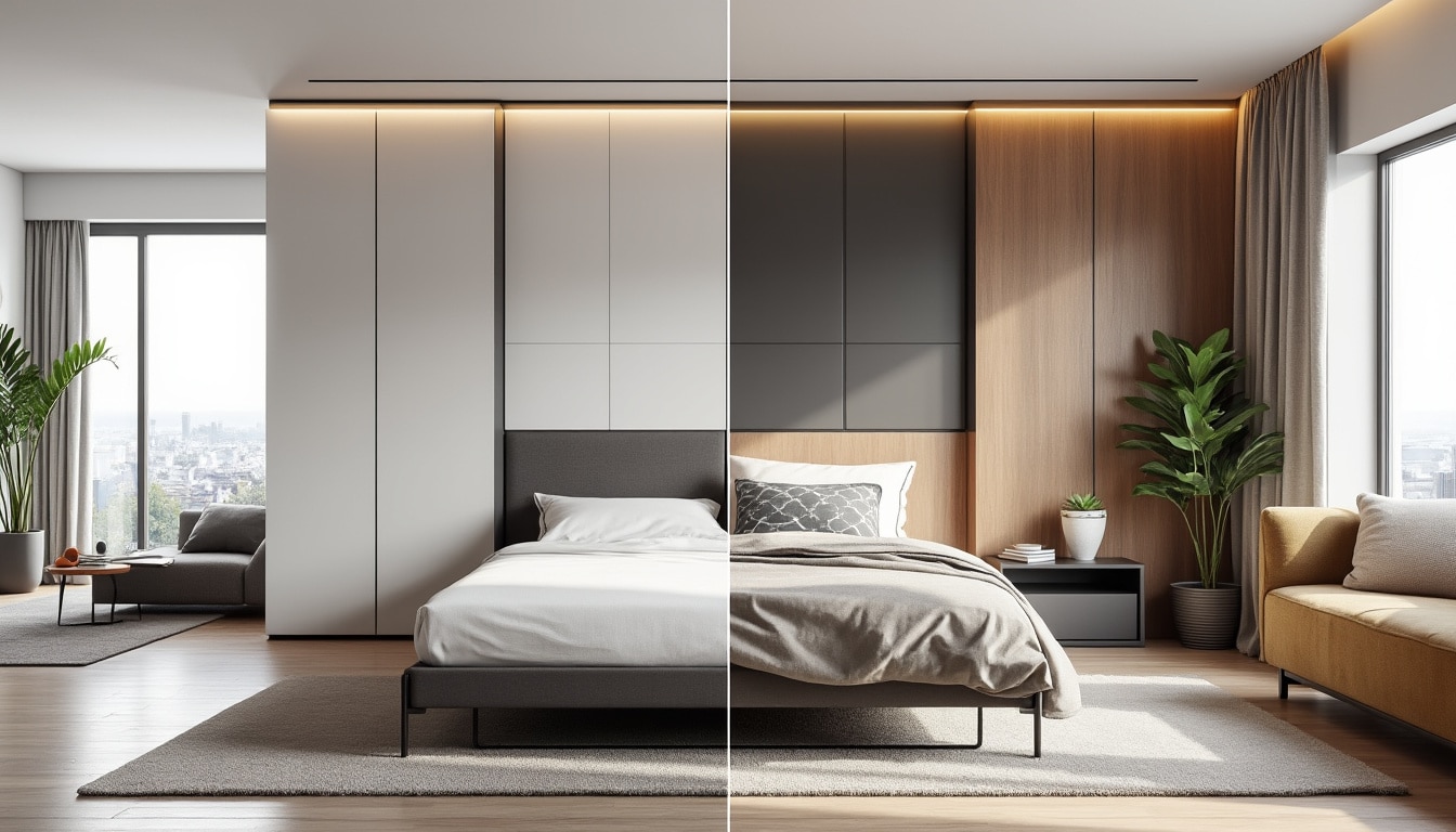 Lit escamotable vertical ou horizontal : lequel pour quelle pièce
