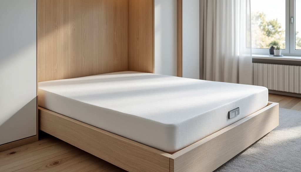 Matelas à mémoire de forme et lit mural : les précautions